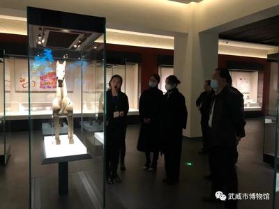 武威市文体广电和旅游局 文化艺术 馆际交流促发展--武威市博物馆、天梯山石窟保护研究所、五凉文化博物馆进行馆际交流